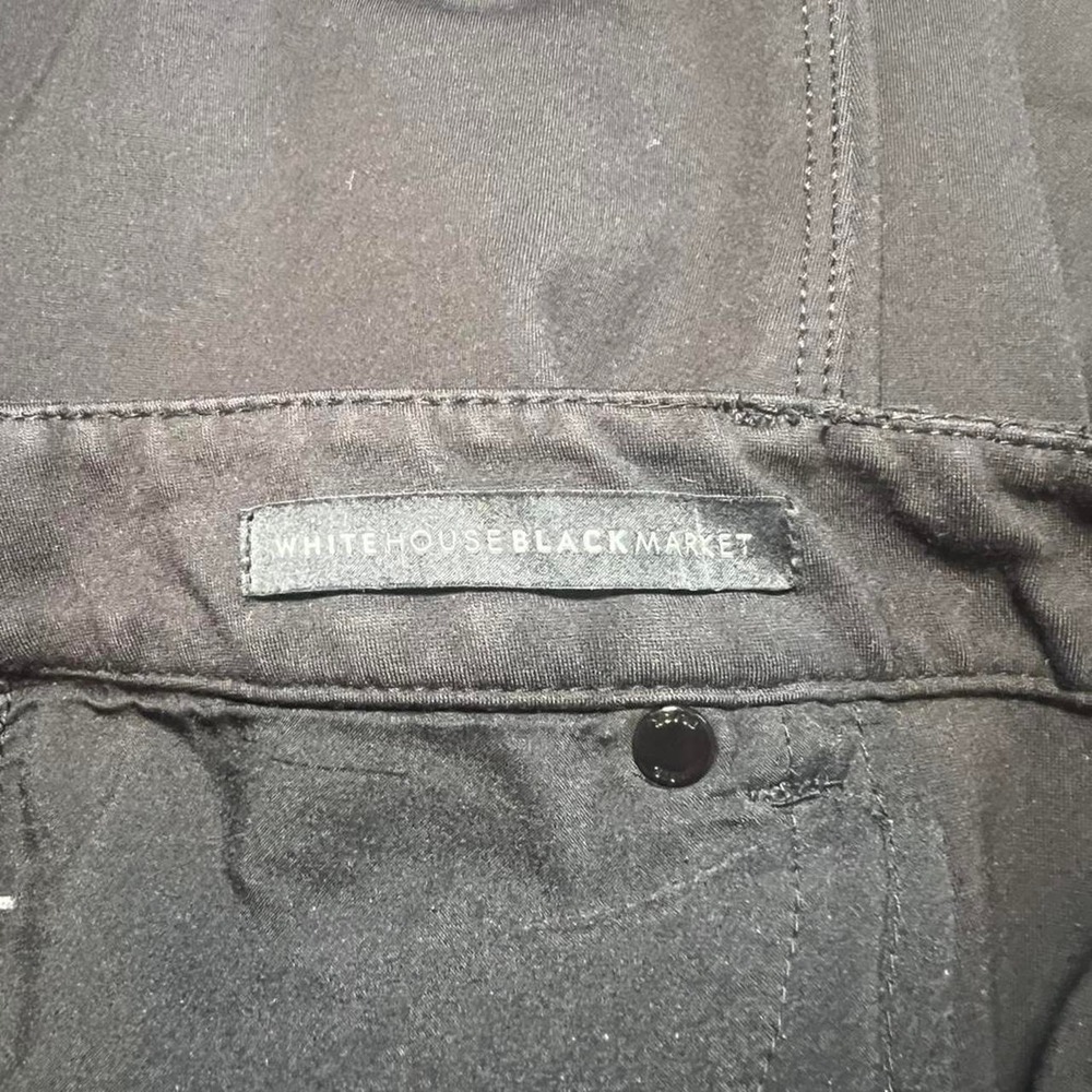 Size: 4 White House Black Market The Skinny Ankle pants in black - Picture 7 of 8
